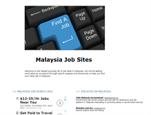 Tablet Screenshot of malaysiajobs.org